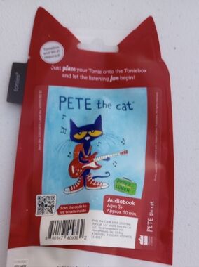 Pete the Cat Tonie Audiobook Tonie New Sealed Ages 3+